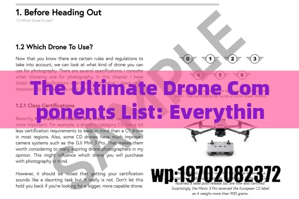 The Ultimate Drone Components List: Everything You Need to Build or Repair Your Drone